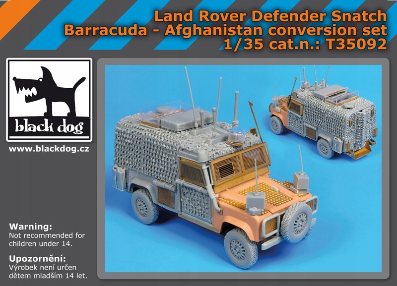 Černý pes T35092 1/35 Land Rover Barracuda
