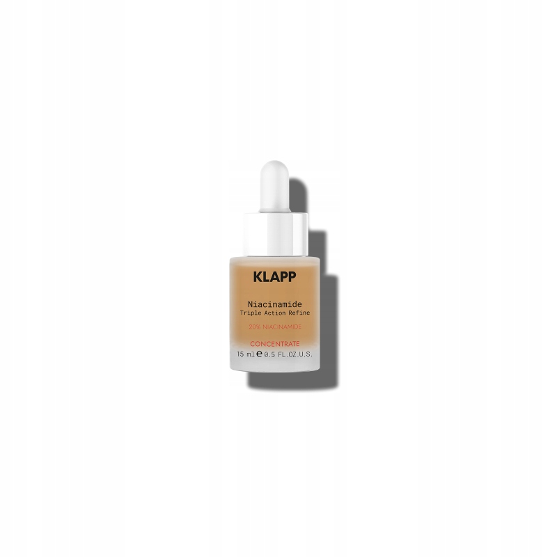 Koncentrát s niacinamidy 20 % Klapp15 ml působí proti známkám stárnutí
