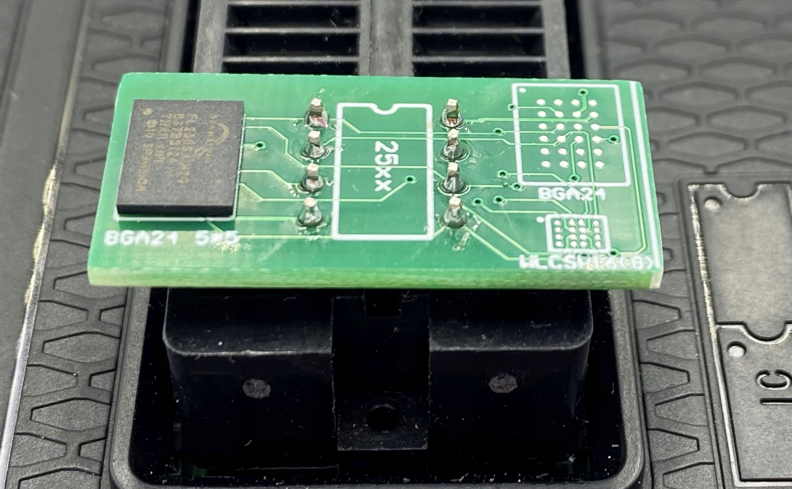 Adapter 2x BGA24 + WLCSP16(8) -> DIP8 simple Rodzaj programator pamięci