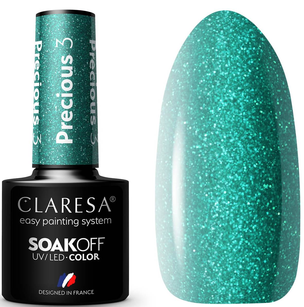 CLARESA LAKIER HYBRYDOWY UV/LED PRECIOUS PS3