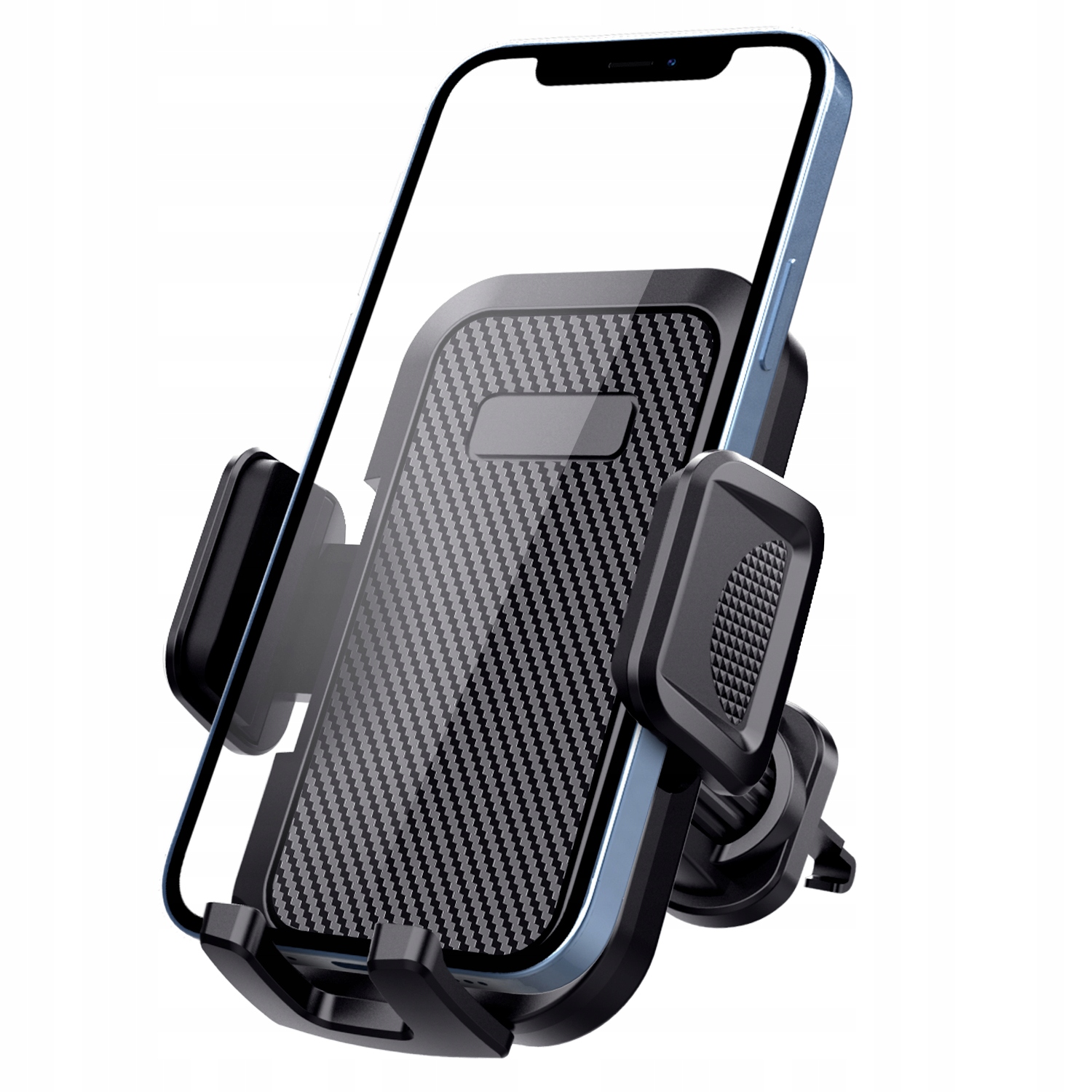 Uchwyt Na Telefon Do Auta Do Samochodu Premium Na Kratkę Nawiewu Zaciskowy