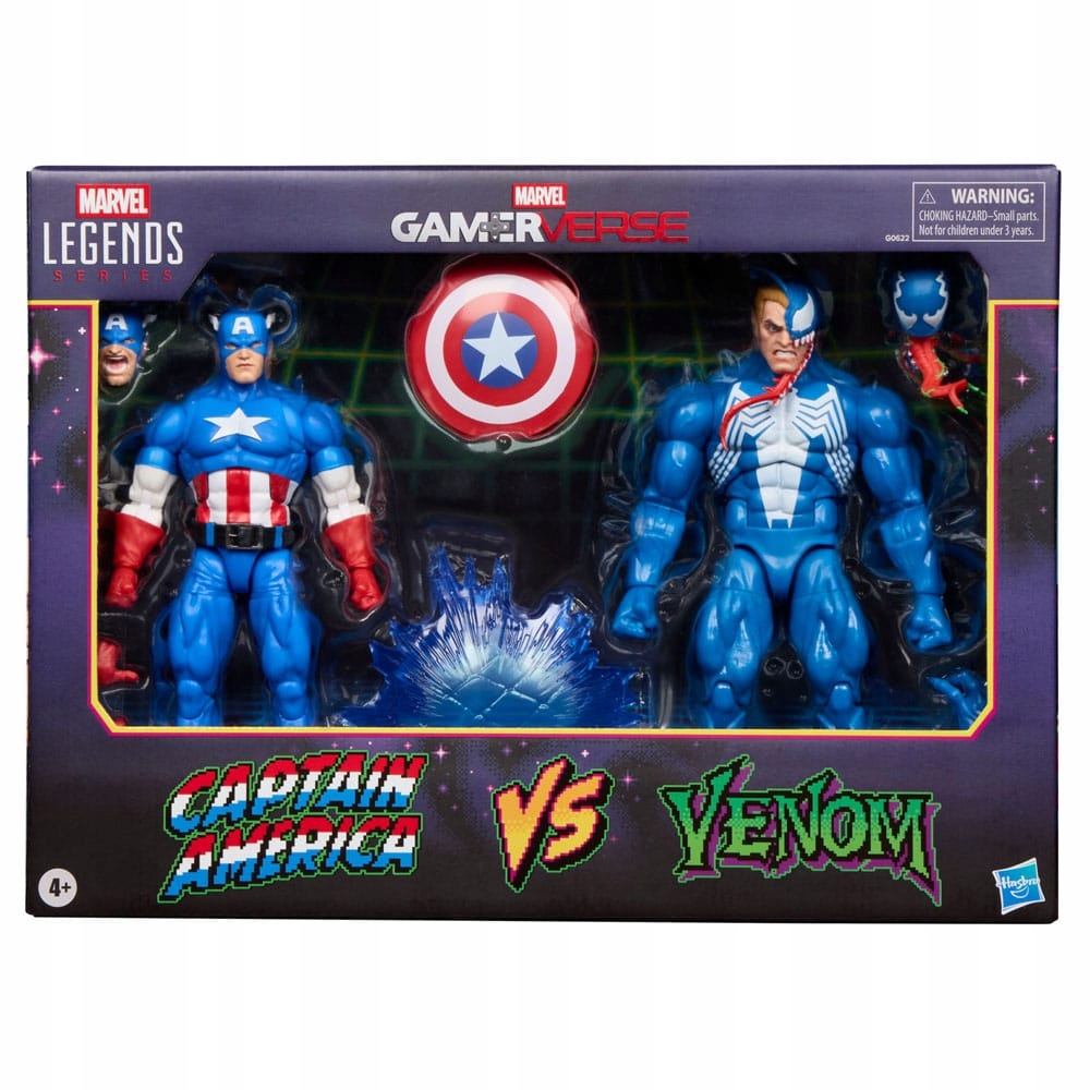 Marvel Legends Captain America vs. Venom 15 cm