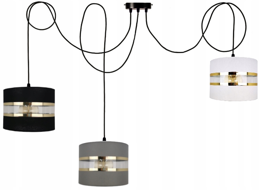 

Lampa Wisząca Zwis Pająk Żyrandol Abażur Led Loft