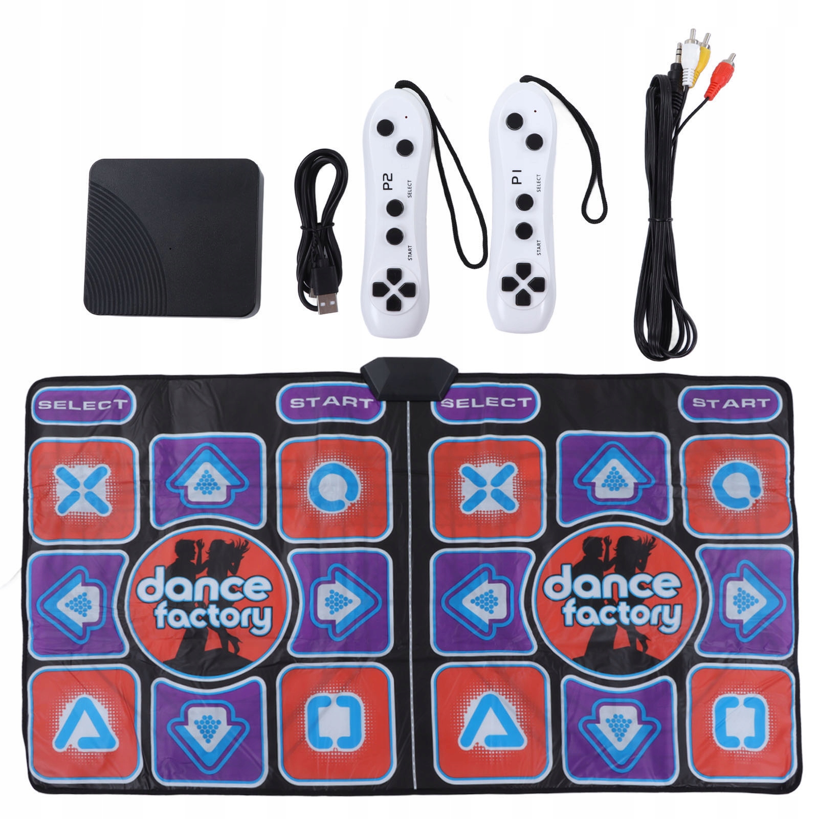 Muzyka Dance Pad Double Player Ćwiczenia Składana