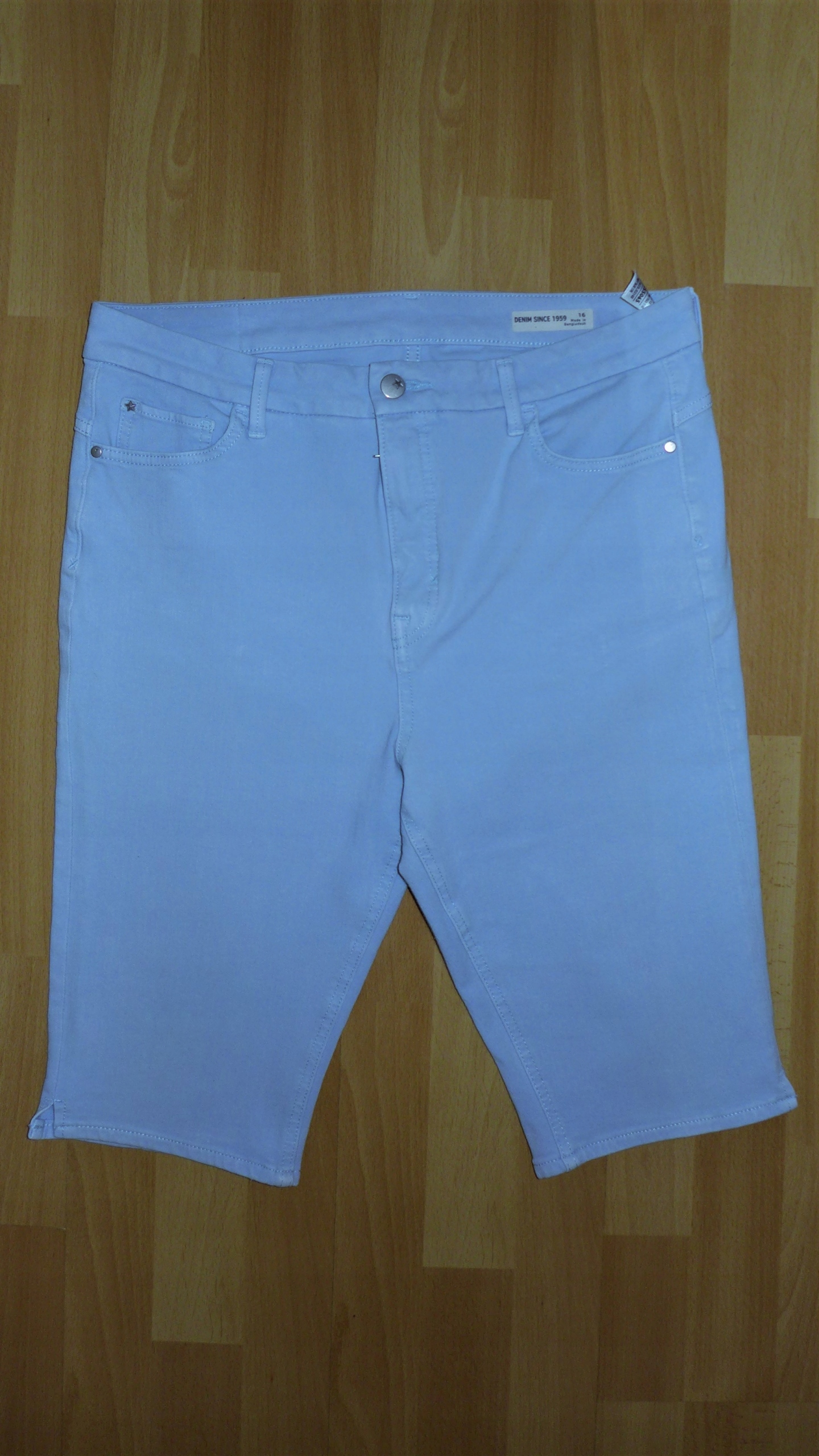 M&S - błękitne spodnie 44