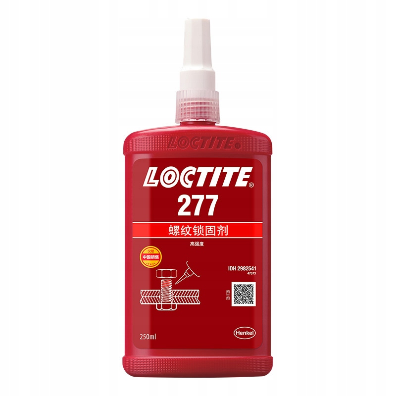 Loctite 277 Anaeróbne lepidlo na veľké závity 250 ml ťažko demontovateľné