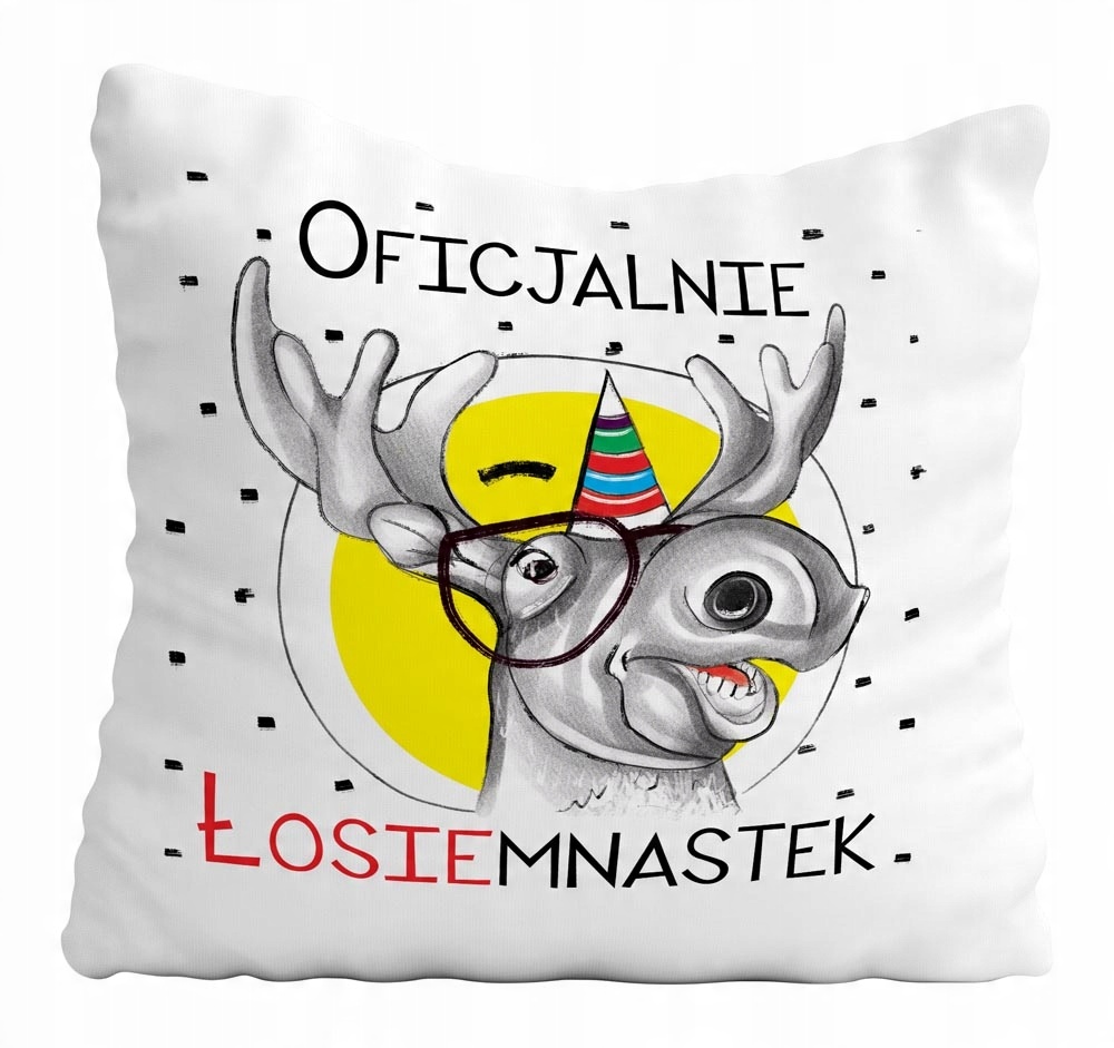 

Poduszka Upominek Na Urodziny Łosiemnastek