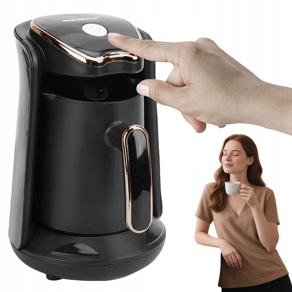 Kávovar Na Tureckou Kávu 600 W S Ochranou Proti Přeplnění 300 ML