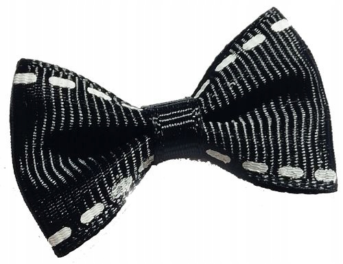 

Czarne Kokardki Dla Pieska Gumki 2,2x 3,7 cm