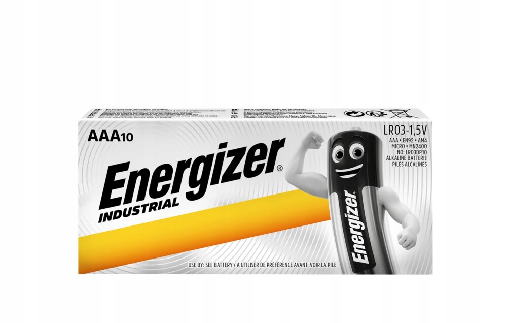 

Baterie alkaliczne Energizer Aaa 1,5V LR03 10 szt.