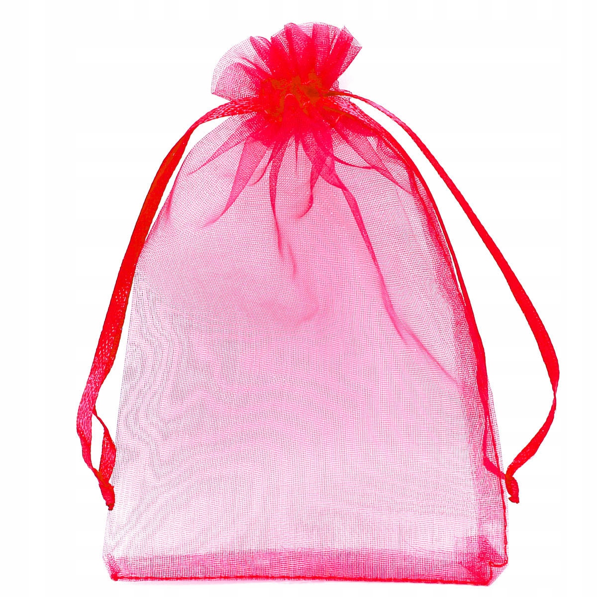 Organza Woreczek Z Organzy 14x9 Święta 1szt Czerwo