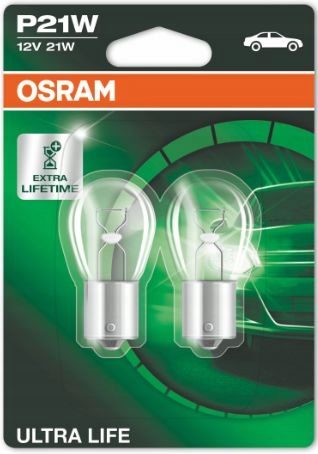 

Osram Żarówka P21W 12V 21W BA15s Ultra Life