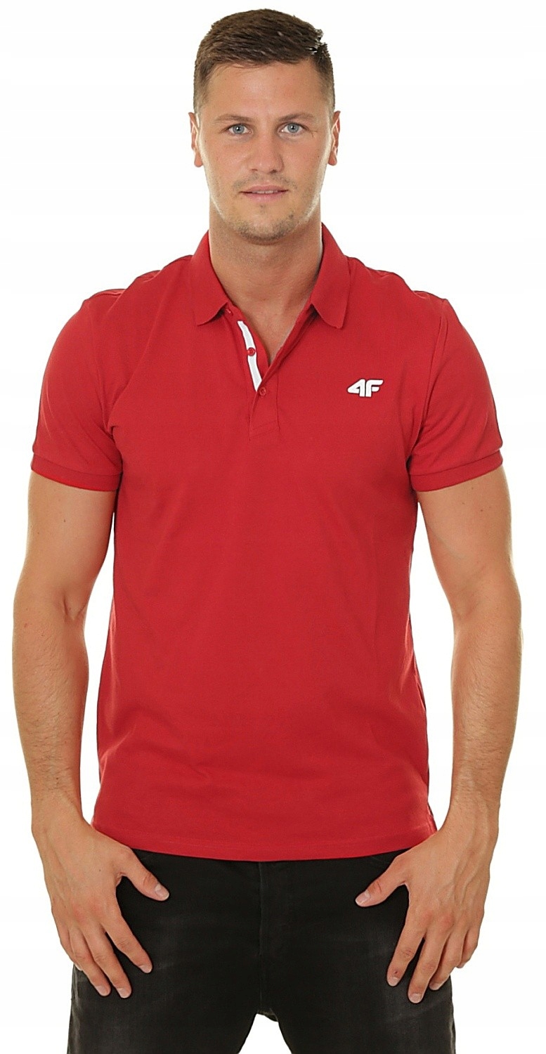 

T-shirt 4F NOSH4-TSM007 Polo - 62S/Red