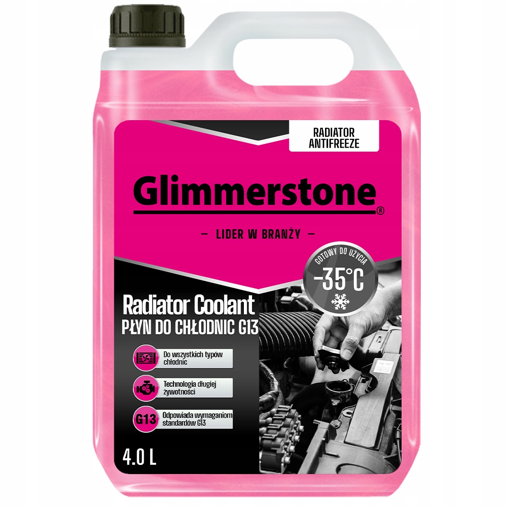 Płyn do chłodnic G13 czerwony – Antifreeze ochrona aluminium uniwersalny