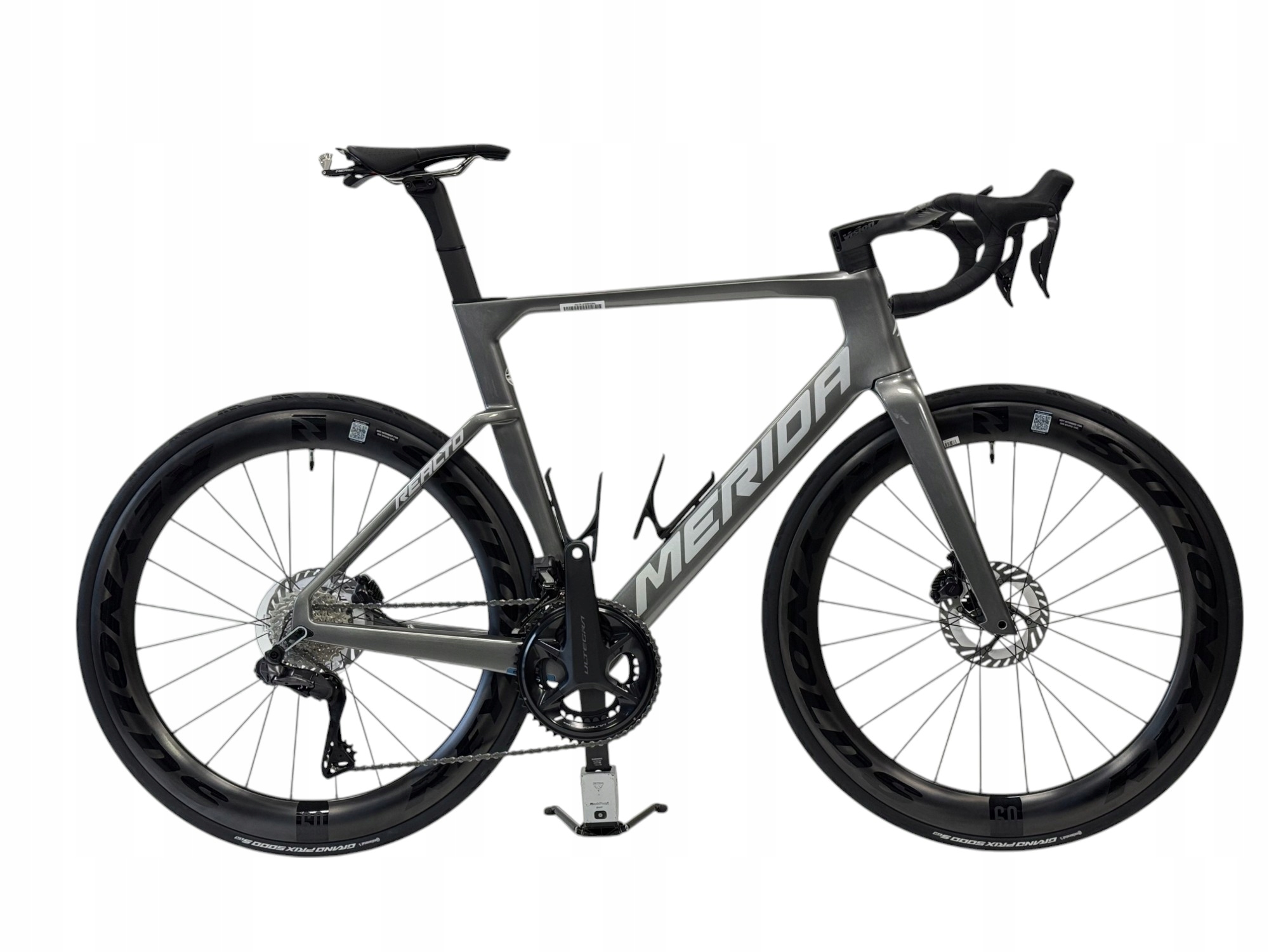 Rower szosowy Merida Reacto 8000 Disc rama L 56 cm koło 28 " gunmetal 2025