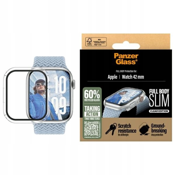 PanzerGlass Full Body etui +Szkło Przód Front do Apple Watch 10 11 42mm