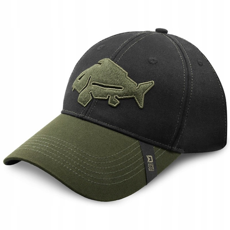 Czapka Wędkarska Z Daszkiem Delphin Outline Carp Full Dla Karpiarza Stylowa