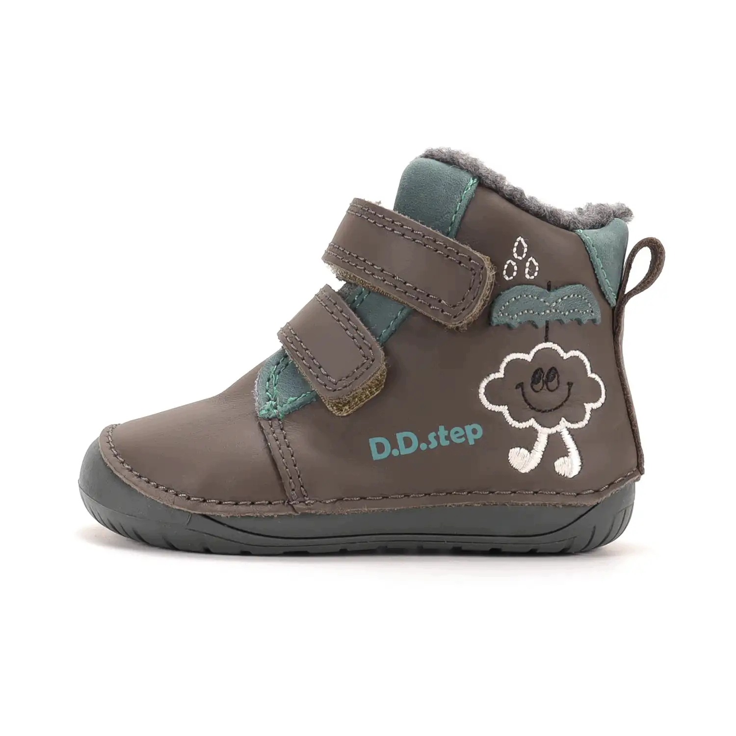 Buty zimowe barefoot D.D. Step W070-62495A Chocolate 22