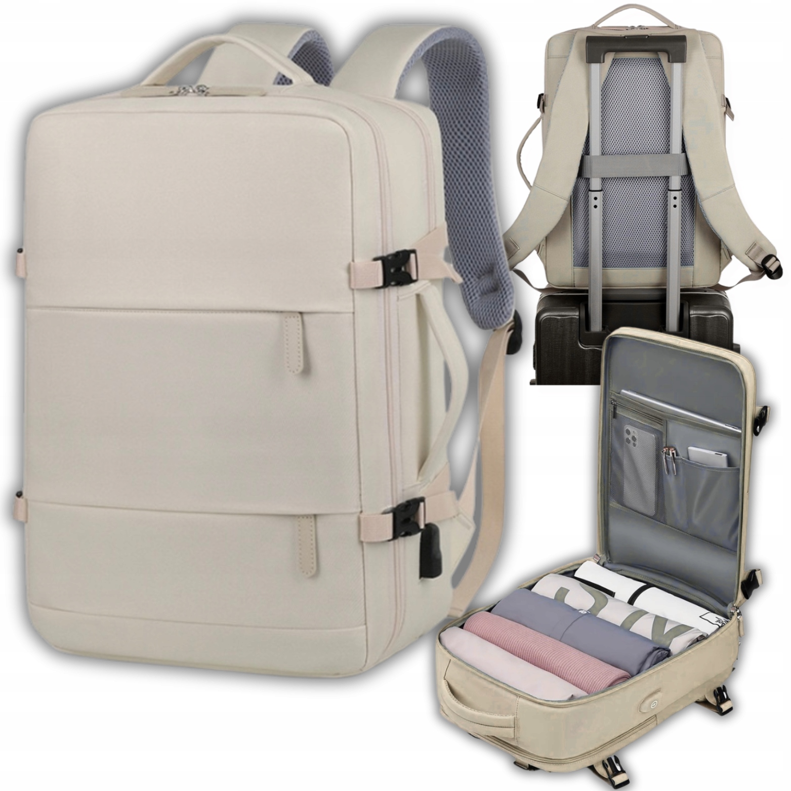 Plecak podróżny do samolotu