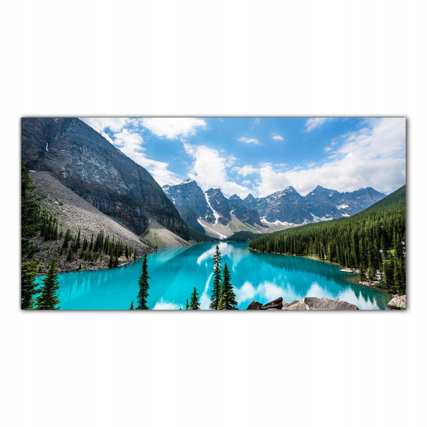 Jezero Hory Krajina 120x60 cm Lacobel do kuchyně