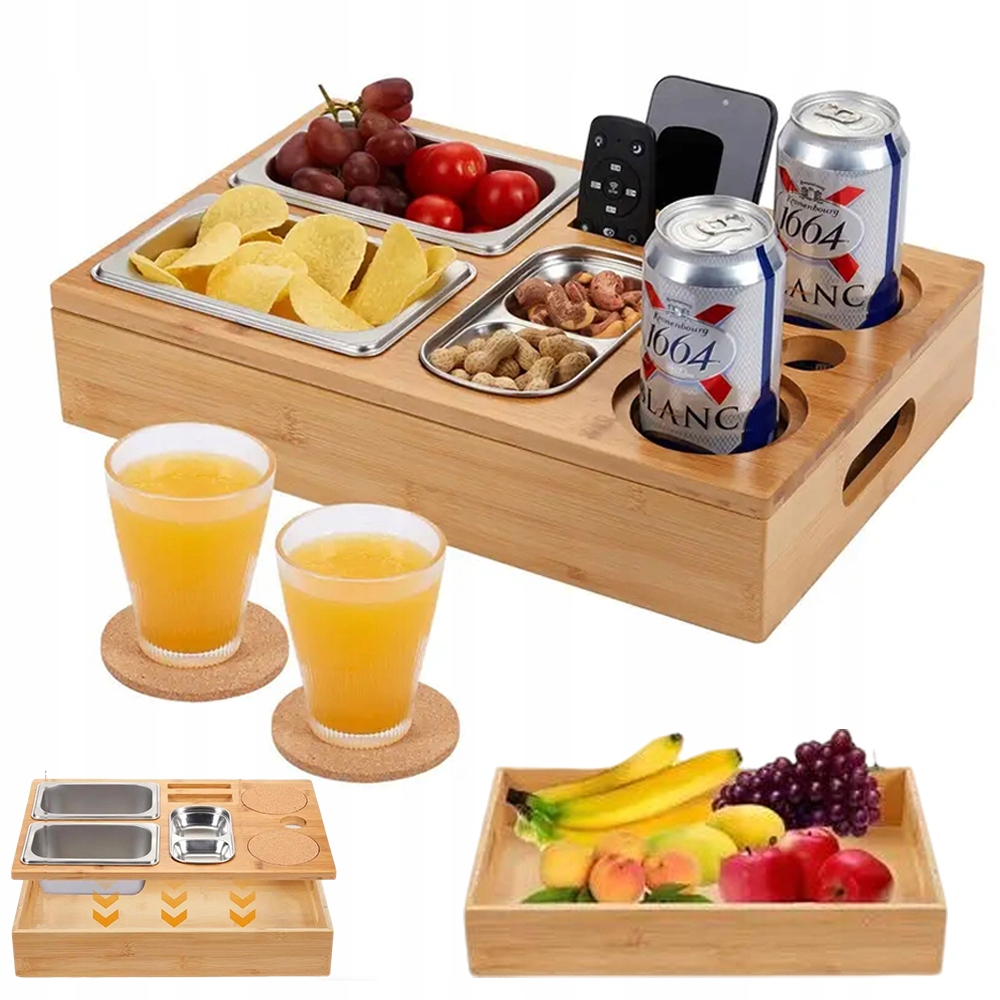 Krabička Se 3 Miskami A 2 Čtvercovými Mezerami