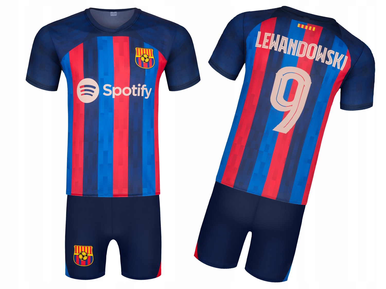 

Strój Piłkarski Lewandowski 9 Barcelona 164