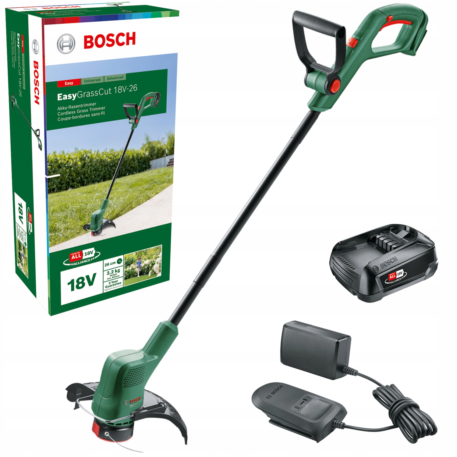 Podkaszarka akumulatorowa 18V EasyGrassCut 18V-26 1x2,5Ah Bosch