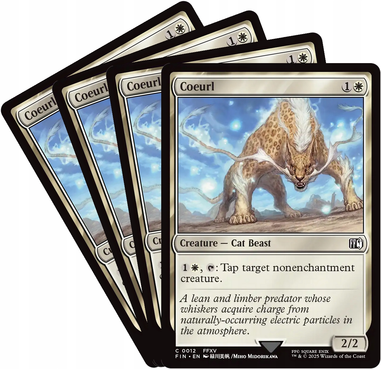 [mtg] Playset: 4x Coeurl (fin)