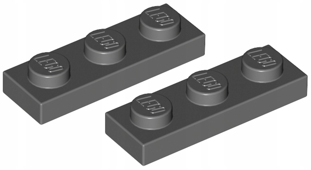 

Lego Płytka 1x3 Szara (3623/4211133) 2szt.