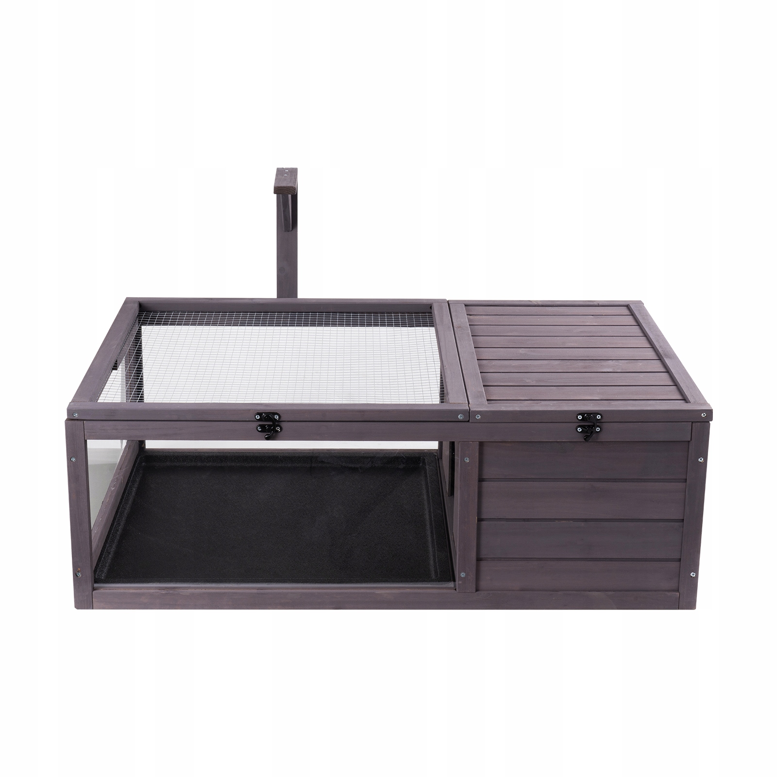 Levně SucceBuy Nádrž pro želvy 965x610x330 mm ze dřeva, uzamykatelná, horní krytka