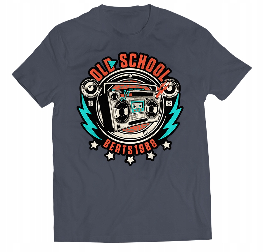 KOSZULKA BOOMBOX OLDSCHOOL RADIO ROCK M