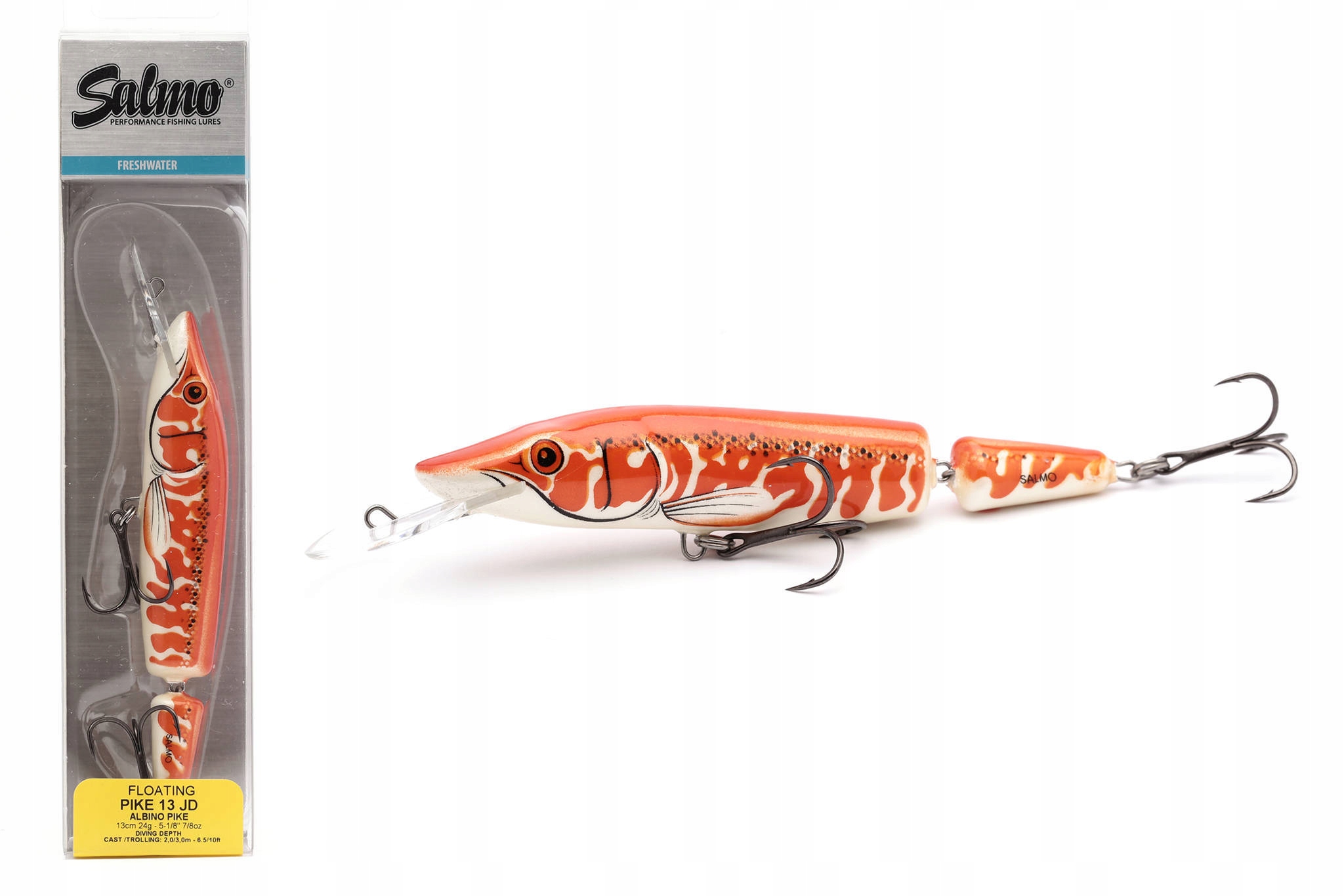 Wobler Salmo Pike Jointed F 13cm QPE043