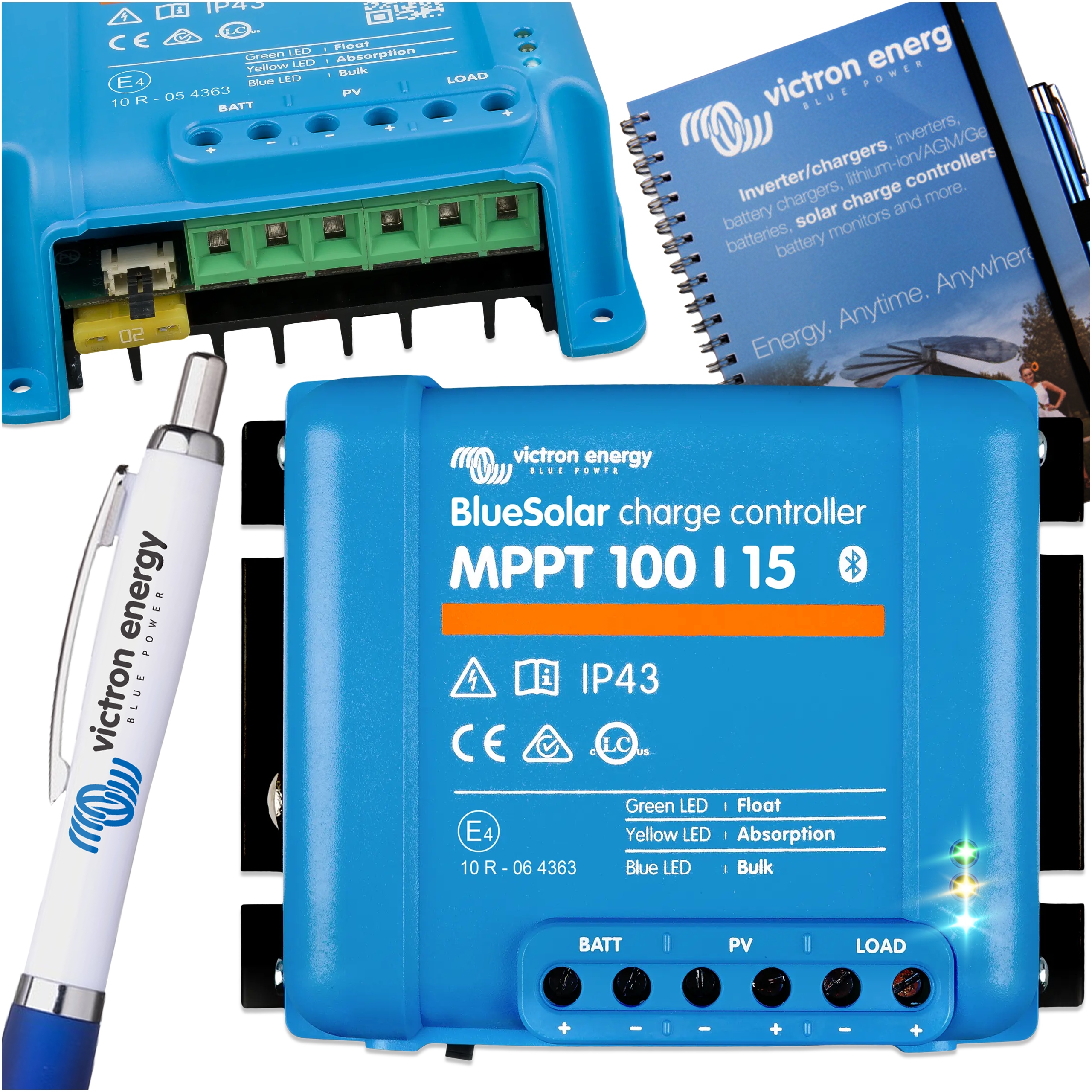 Solarny Regulator Ładowania BlueSolar Mppt 100/15 Victron Ładowarka 15A