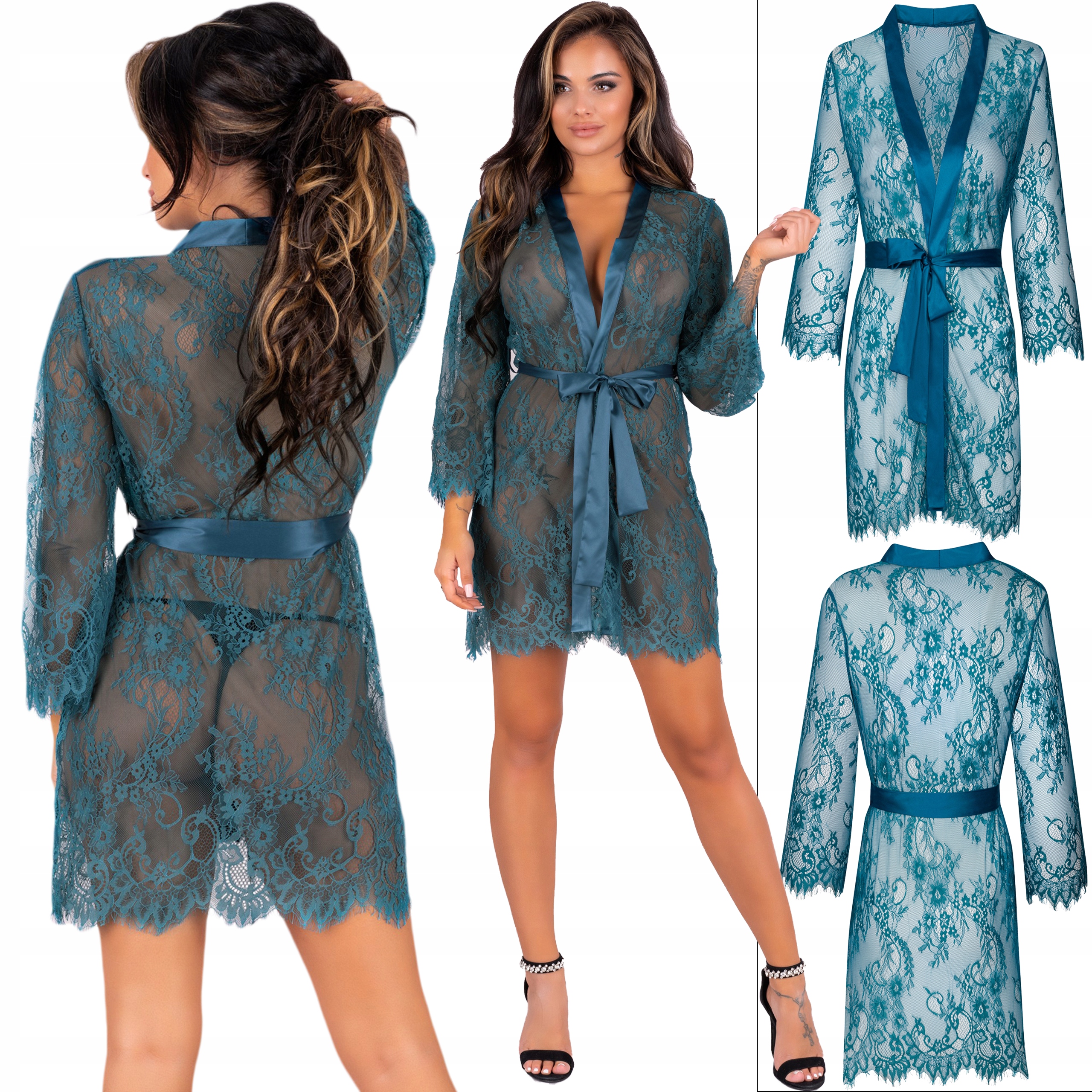 

Livco Corsetti Bluebird Szlafrok Damski Green L/XL