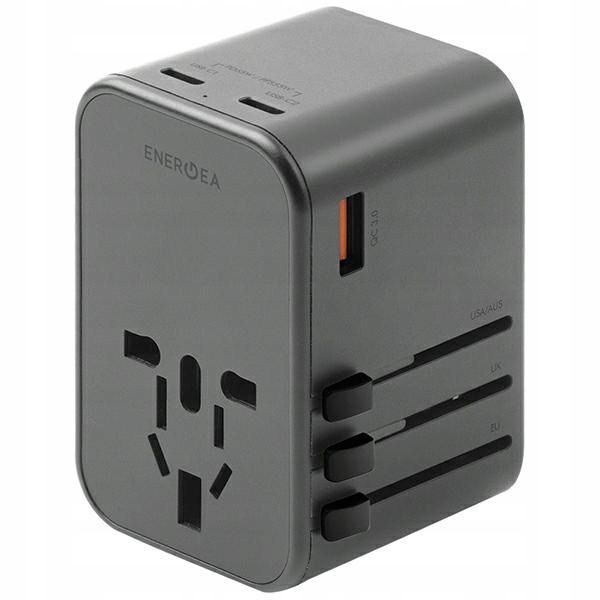 Energea nabíjačka 1xUSB+2xUSB-C Pd-pps-qc 3.0 65W 1A2C adaptér 4v1 Us/ua/e