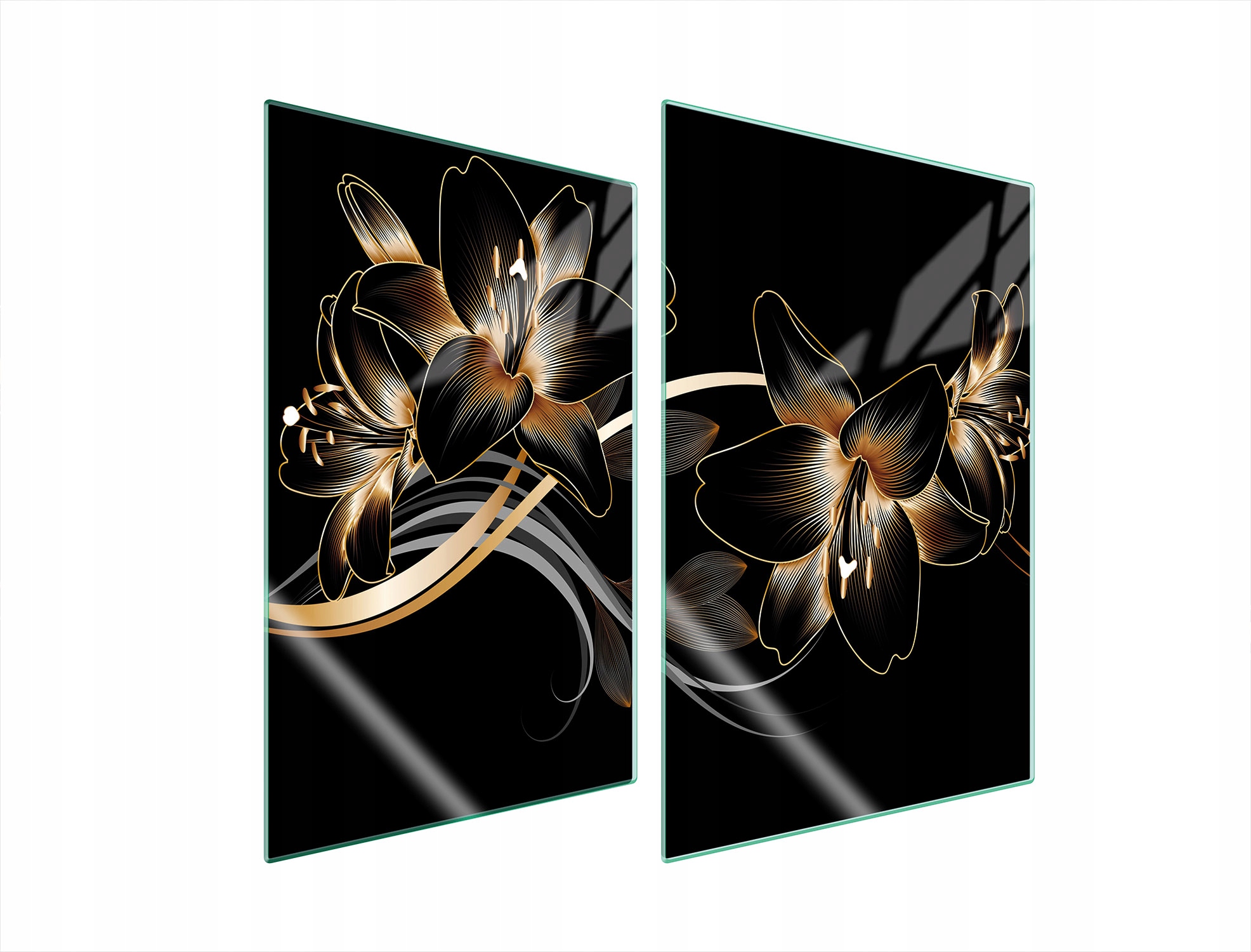 Ochranná Skleněná Deska Do Kuchyně 2x35x52 Orchidej Tvrzené Sklo