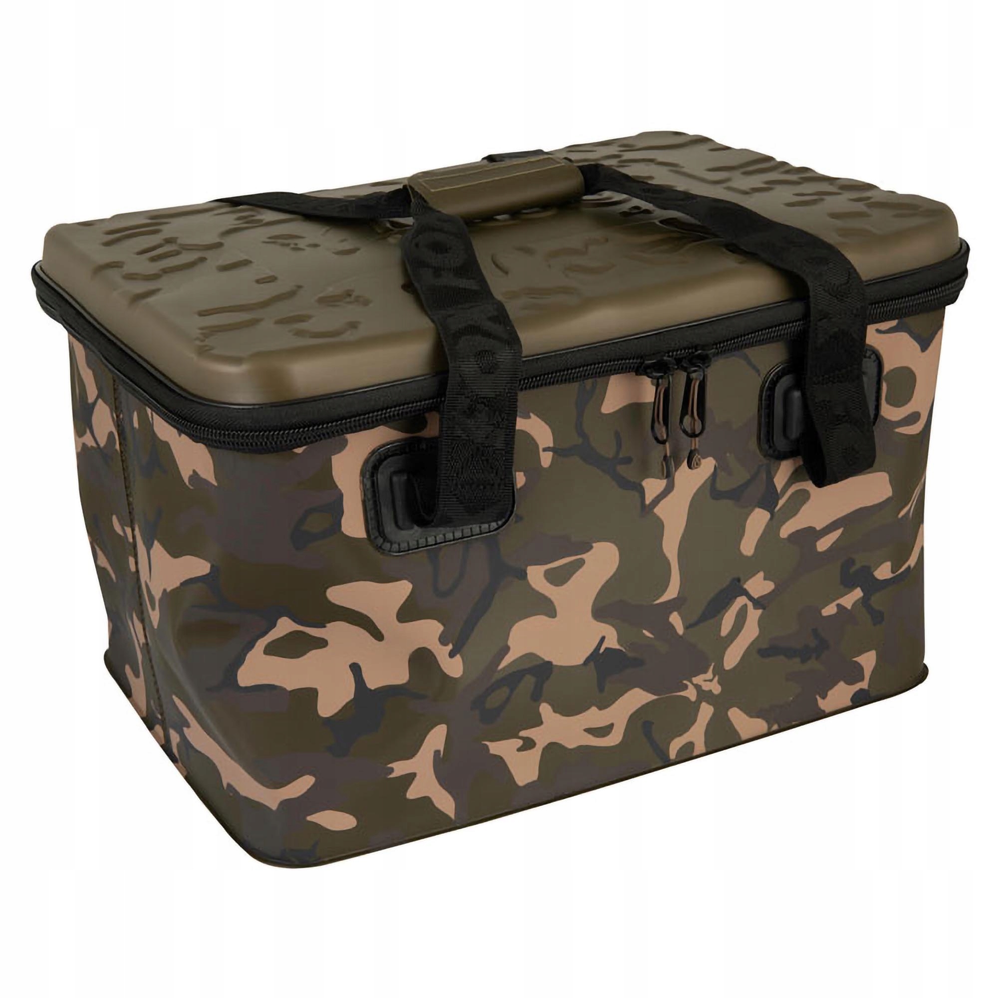 Rybářská taška na příslušenství Fox Aquos Camolite Camo Bag Eva Velká 40 L