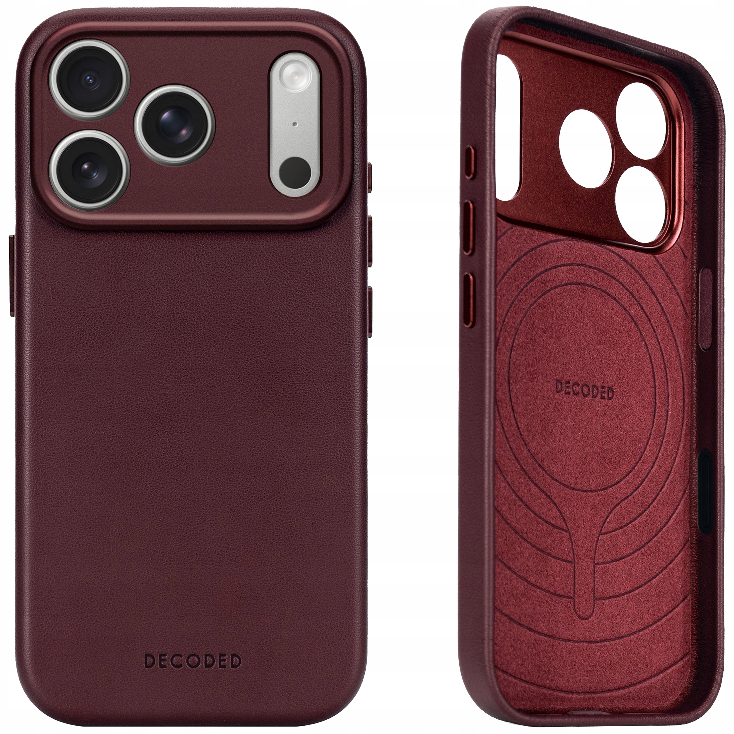 Decoded Leather Case Pouzdro Kožené s MagSafe pro iPhone 17 Pro Kryt