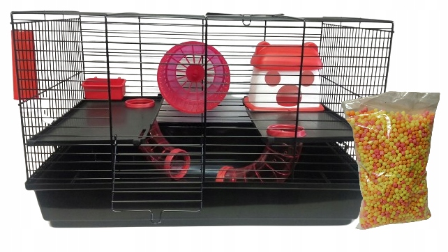 klec pro křečka tuby domeček naviják Clafi Křupky