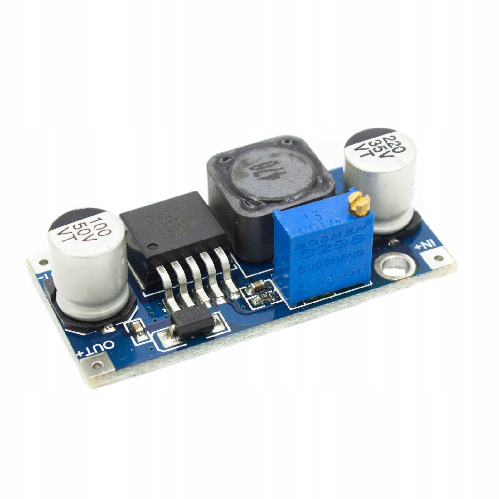 Przetwornica MSALAMON Przetwornica Step-Up XL6009 2A 4-38V 4A DC-DC