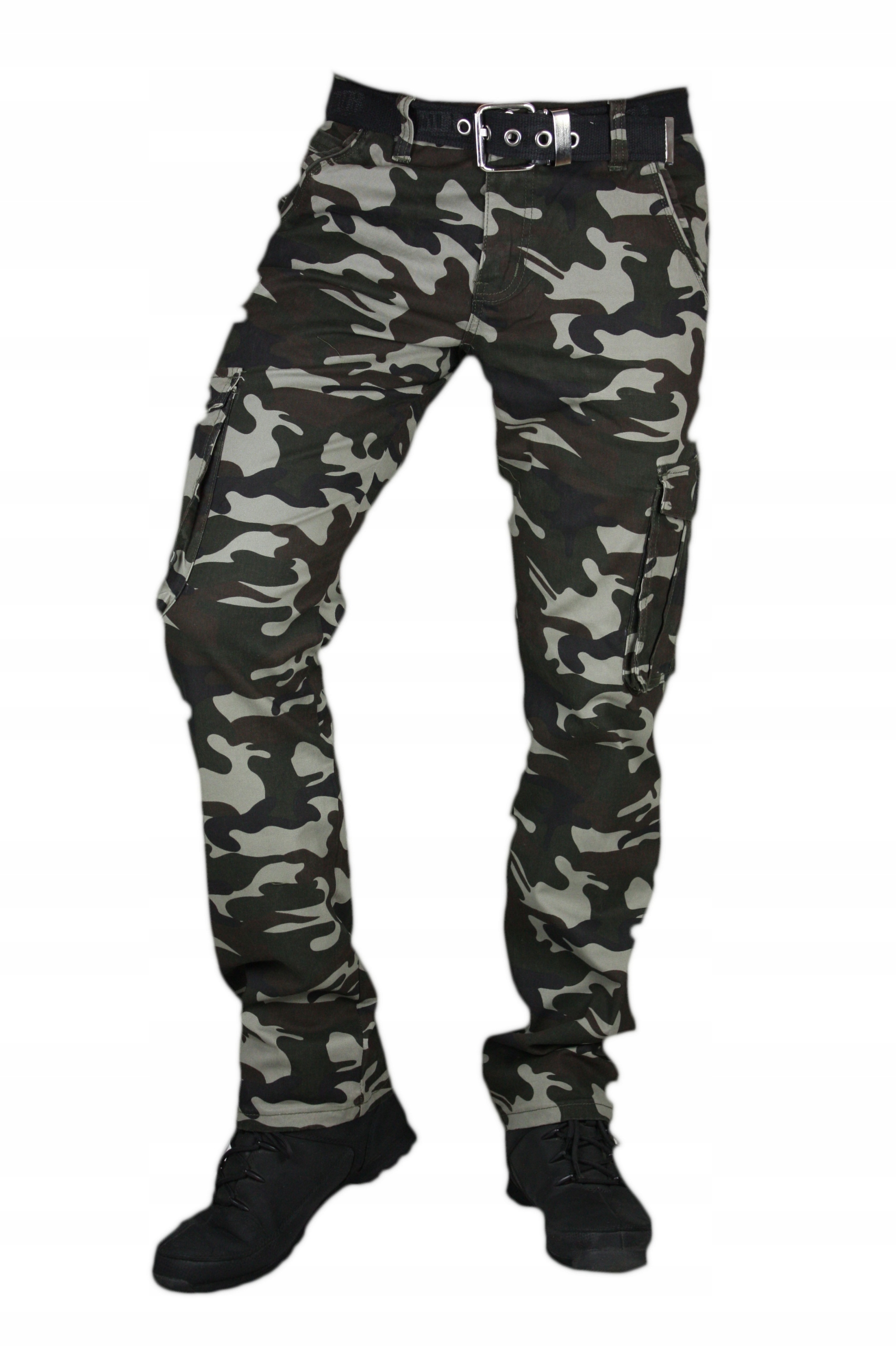 

Spodnie Męskie Bojówki Moro (khaki) W 36 Pas 94-96