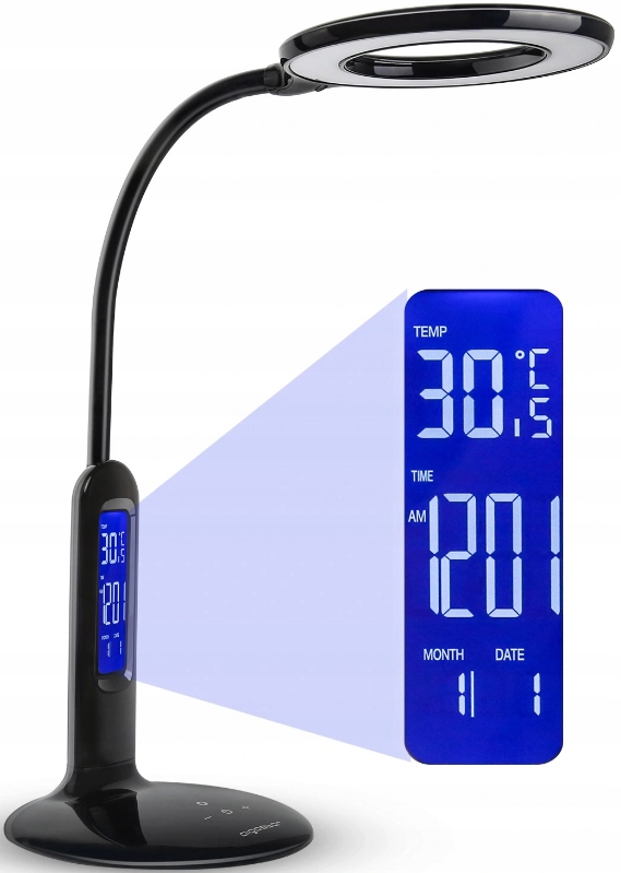 Led Stolní Lampa LCD Školní 7W 5 úrovní