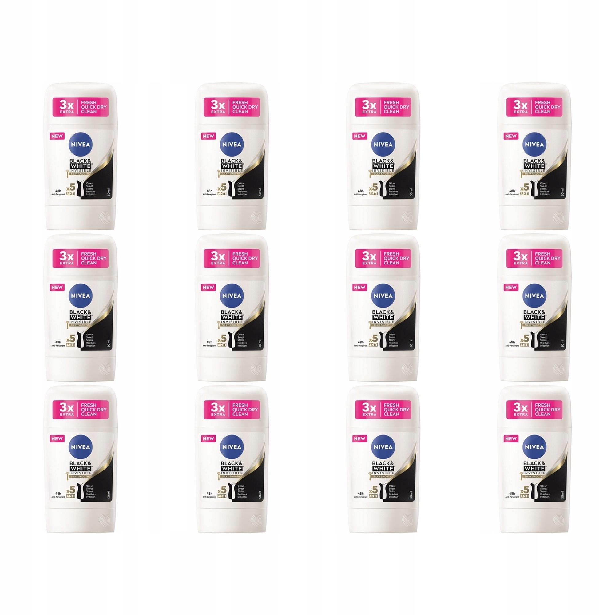 Black & White Invisible Silky Smooth antyperspirant w sztyfcie dla kobiet