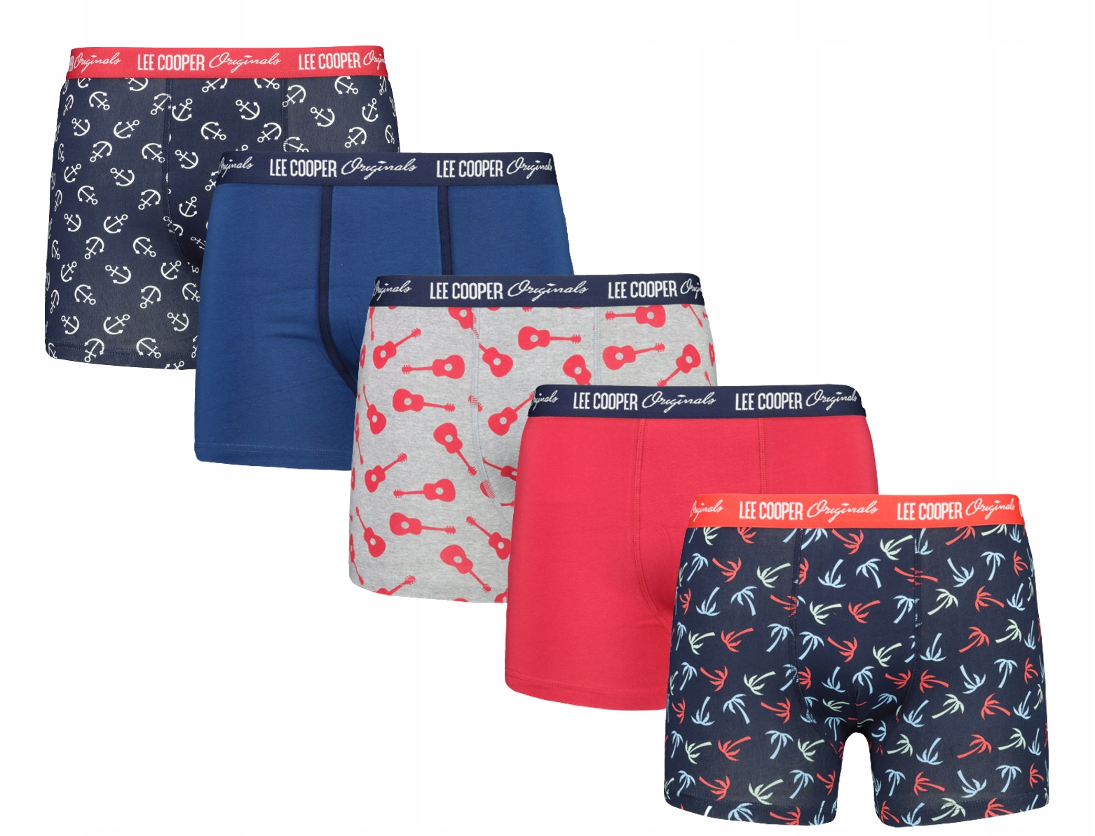 

Bokserki męskie majtki Lee Cooper Bawełna 5PAK XXL