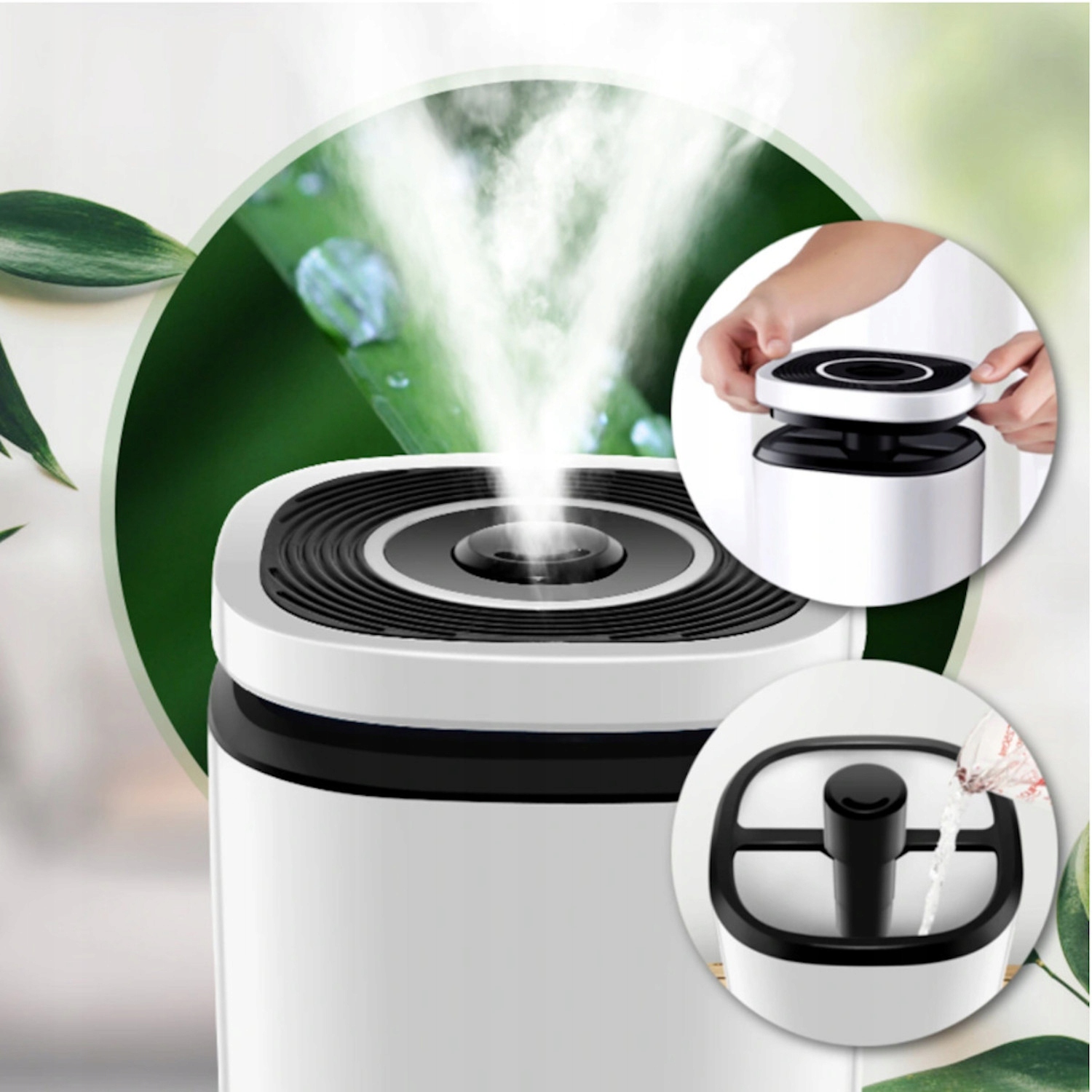 Nawilżacz Powietrza ultradźwiękowy MT MIST PURE WHITE Marka Inna marka