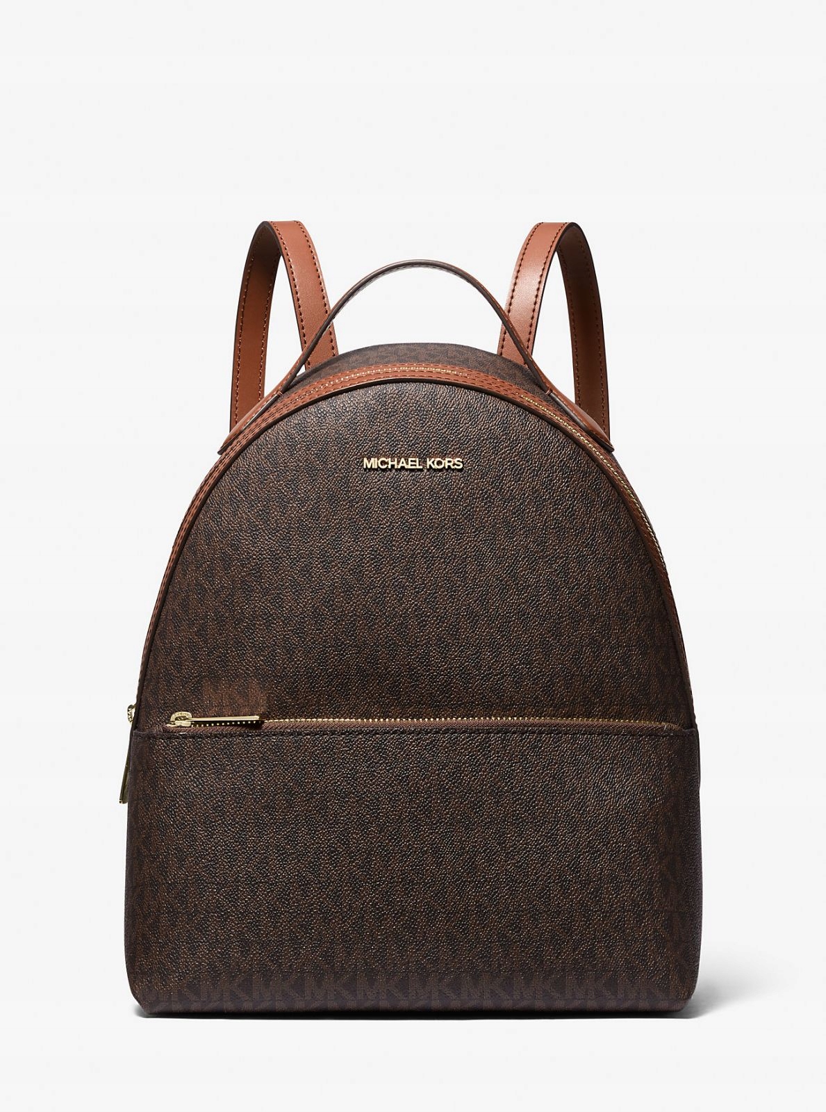 Michael Kors dámský batoh Sheila Medium hnědý logový