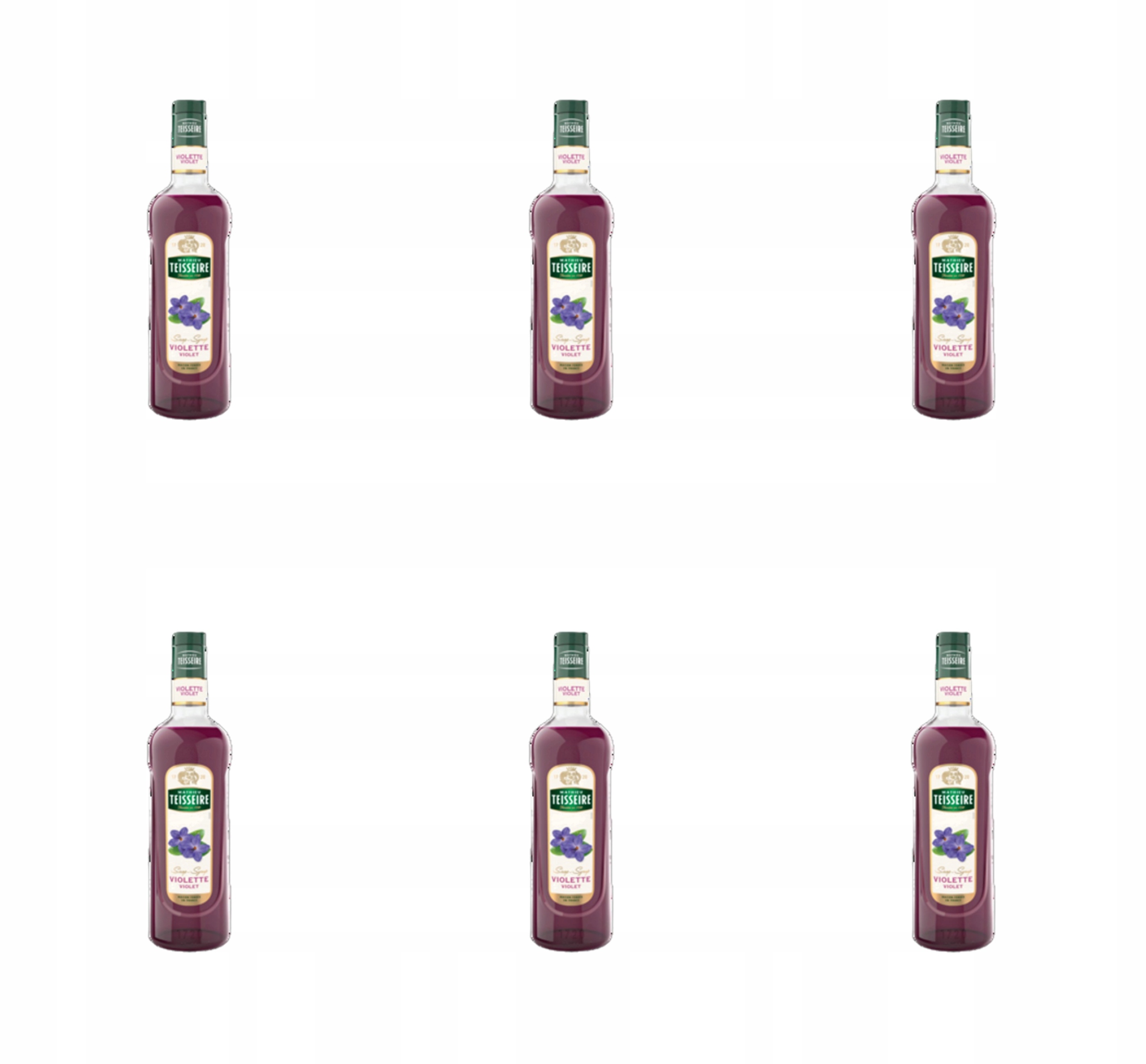 Mathieu Teisseire Sirup s příchutí fialky 1L X6