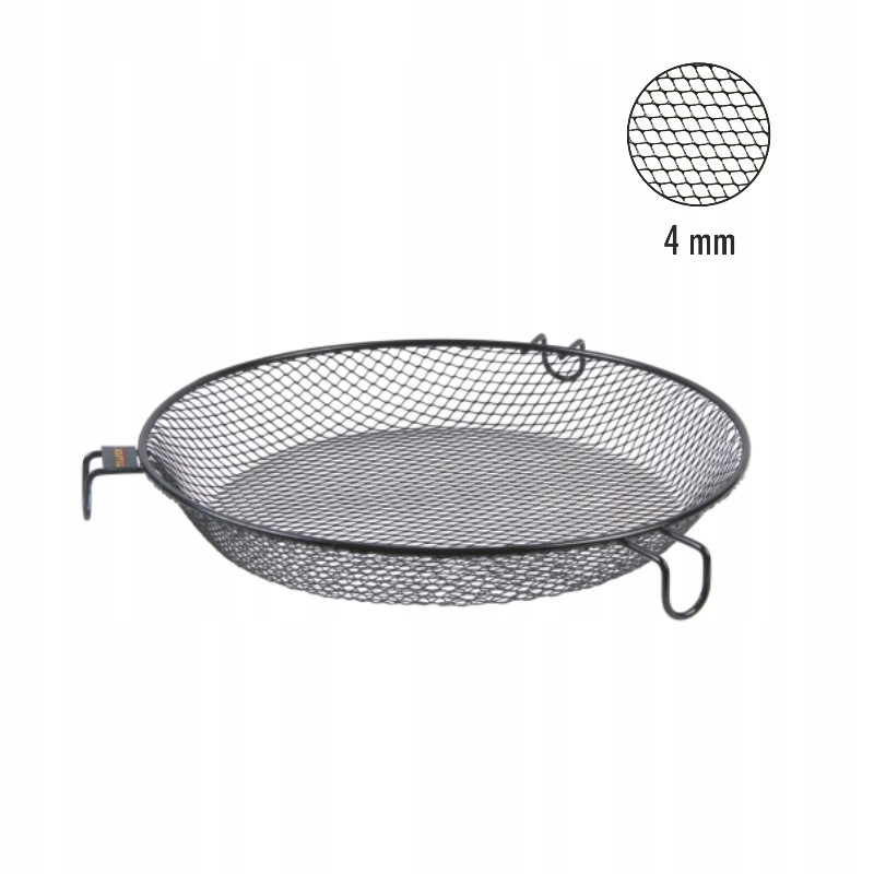 Sito Do Zanęty 4mm Traper Okrągłe Na Wiadro 13l 29.5cm Metalowe Z Uchwytami
