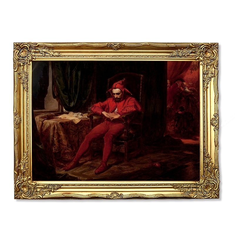 Obraz reprodukcja Jan Matejko Stańczyk rama złota