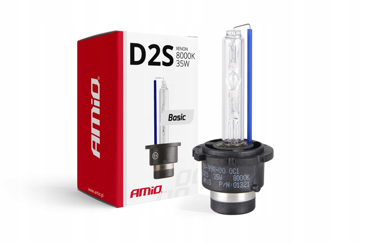 

D2S Amio Żarnik Xenon 8000K Homologacja